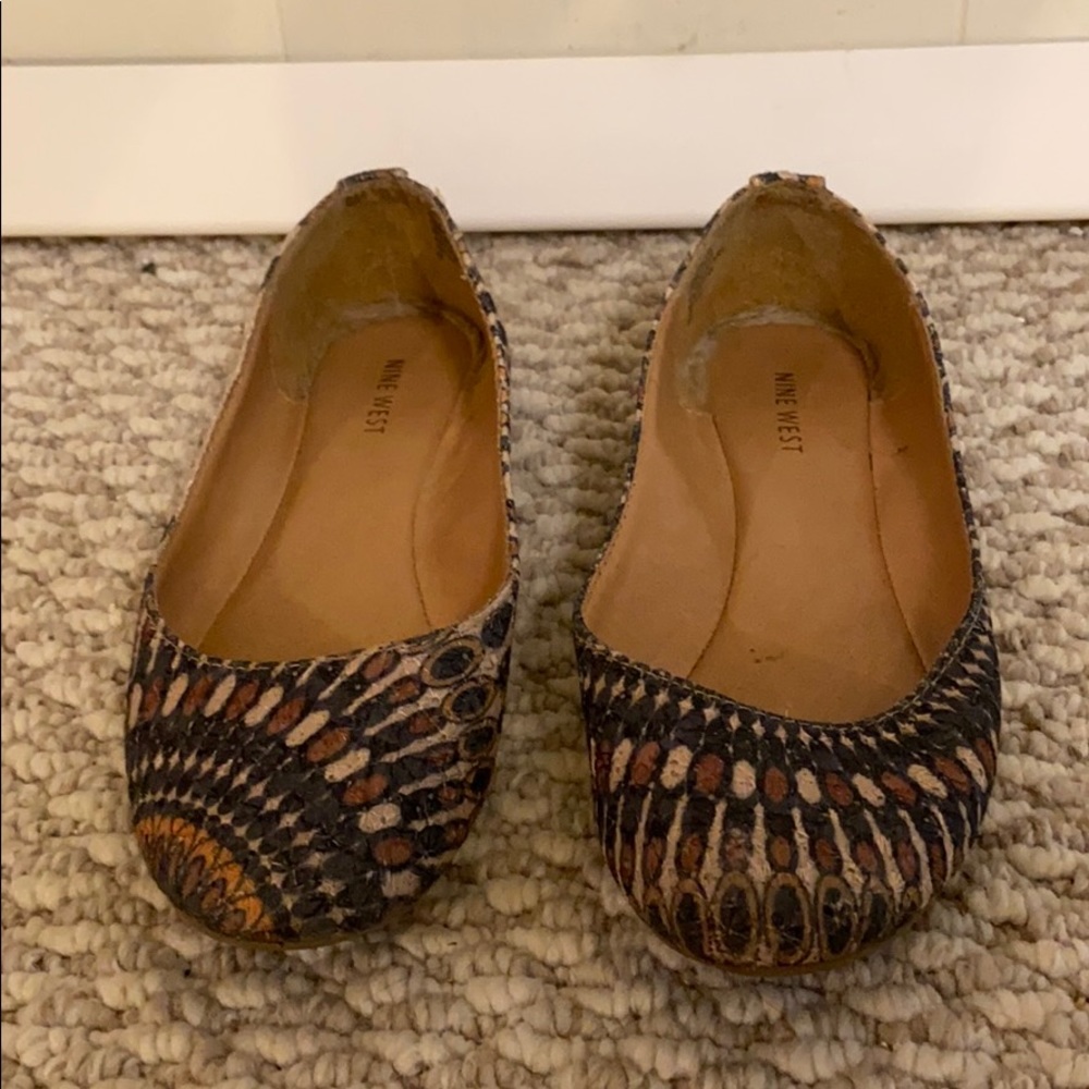 Nine West printed ballet flats